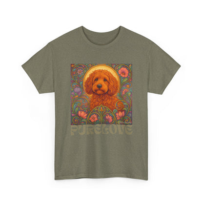 Red Cockapoo (Spoodle) Vintage Graphic T-Shirt – Unisex Cotton Tee for Dog Lovers
