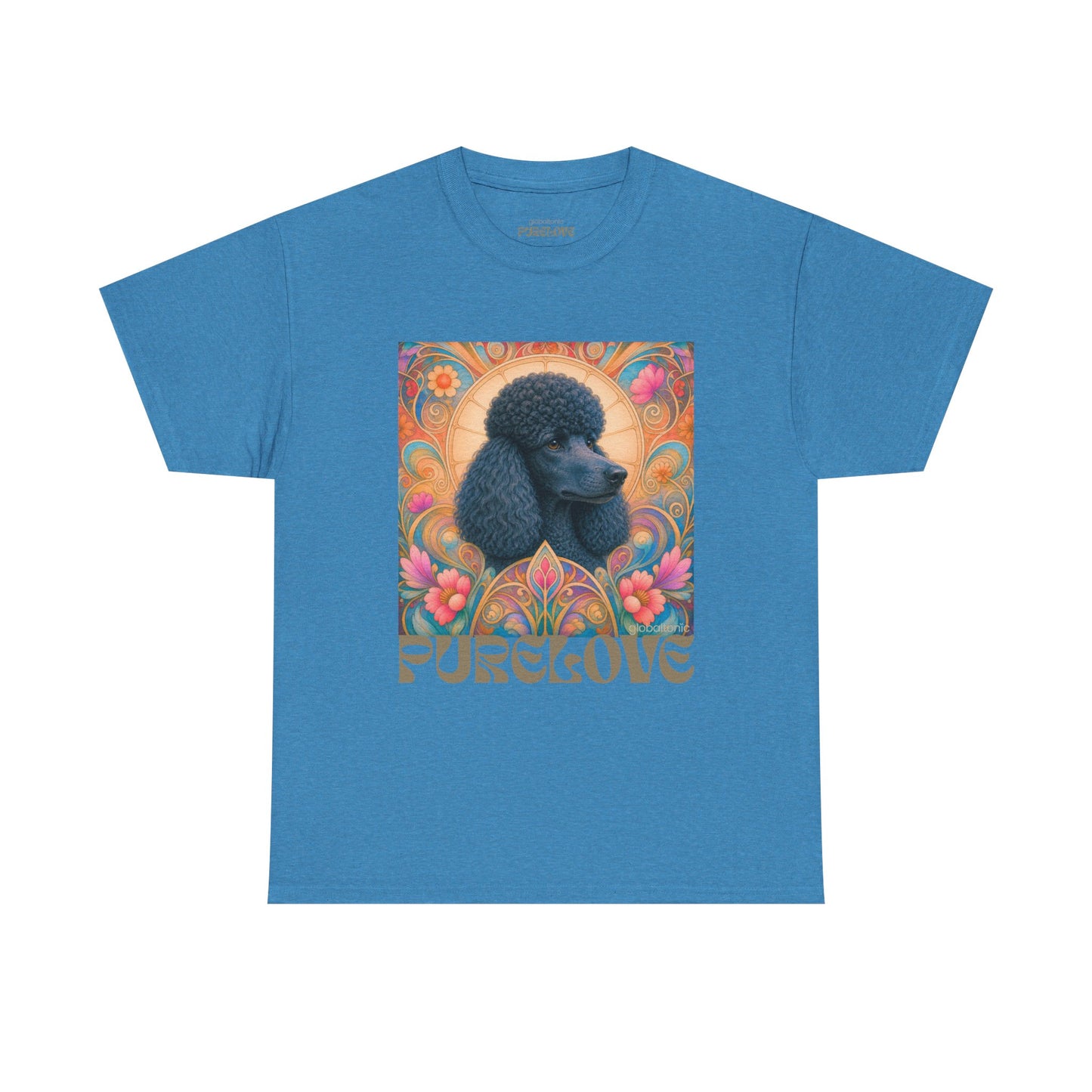 Poodle Black Vintage Graphic T-Shirt – Unisex Cotton Tee for Dog Lovers