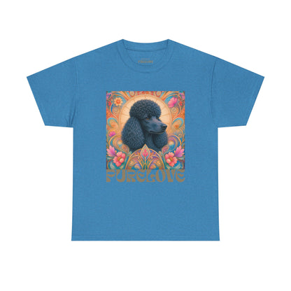 Poodle Black Vintage Graphic T-Shirt – Unisex Cotton Tee for Dog Lovers
