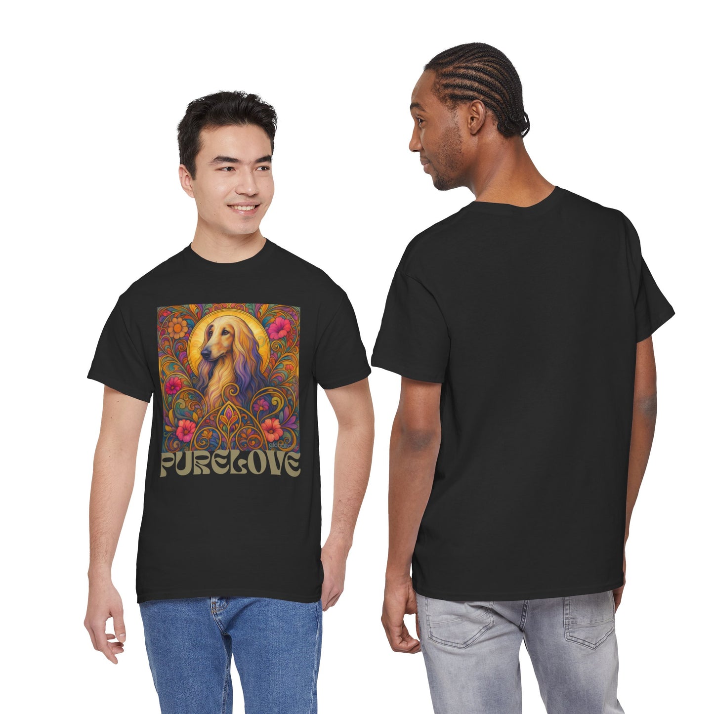Afghan Vintage Graphic T-Shirt – Unisex Cotton Tee for Dog Lovers