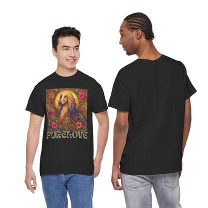 Afghan Vintage Graphic T-Shirt – Unisex Cotton Tee for Dog Lovers