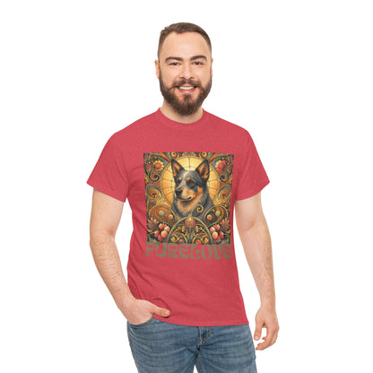 Australian Blue Heeler Vintage Graphic T-Shirt – Unisex Cotton Tee for Dog Lovers
