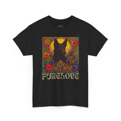 Black Kelpie Vintage Graphic T-Shirt – Unisex Cotton Tee for Dog Lovers