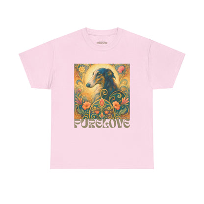 Borzoi Vintage Graphic T-Shirt – Unisex Cotton Tee for Dog Lovers
