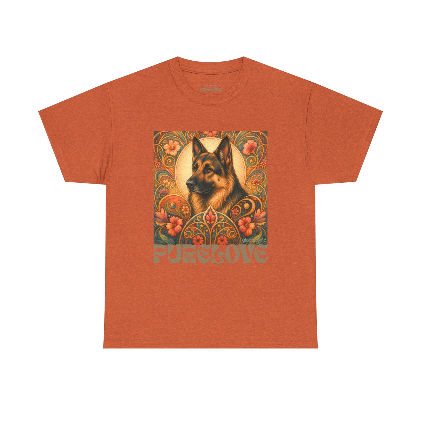 German Shepherd Vintage Graphic T-Shirt – Unisex Cotton Tee for Dog Lovers