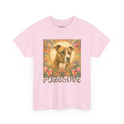 Staffy (Coco) Bull Terrier Vintage Unisex Cotton Tee for Dog Lovers