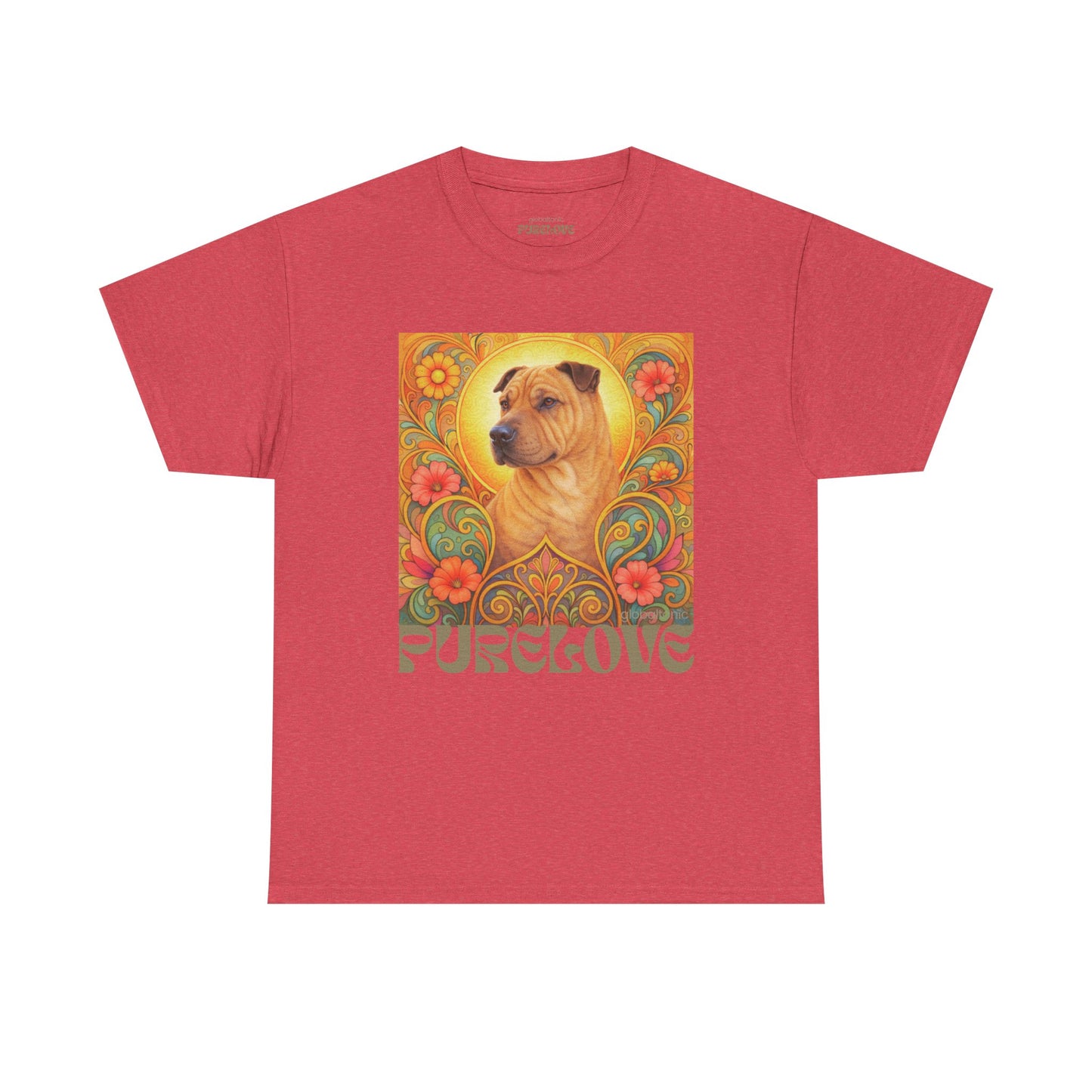 Shar Pei Vintage Graphic T-Shirt – Unisex Cotton Tee for Dog Lovers
