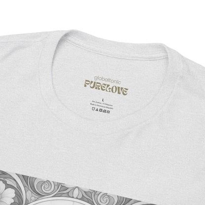 Pug Tan Vintage Unisex Cotton Tee for Dog Lovers (Black & White T-Shirt)