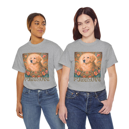 Golden Retriever Vintage Graphic T-shirt - Unisex Cotton Tee for Dog Lovers