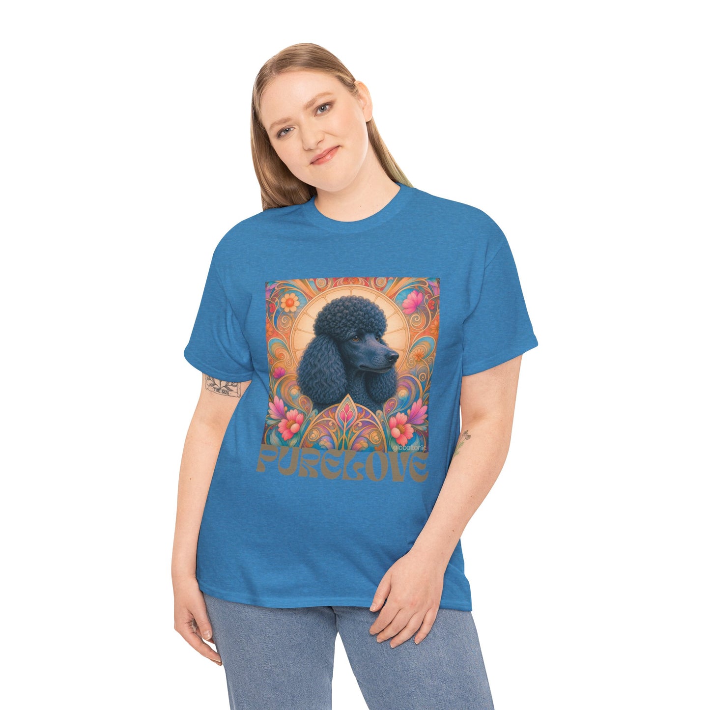 Poodle Black Vintage Graphic T-Shirt – Unisex Cotton Tee for Dog Lovers