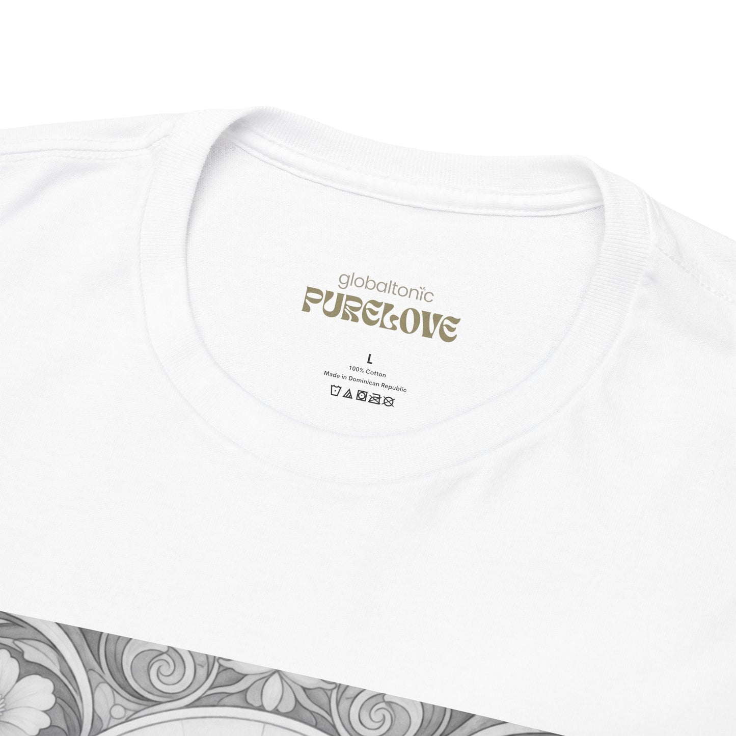 Pug Tan Vintage Unisex Cotton Tee for Dog Lovers (Black & White T-Shirt)