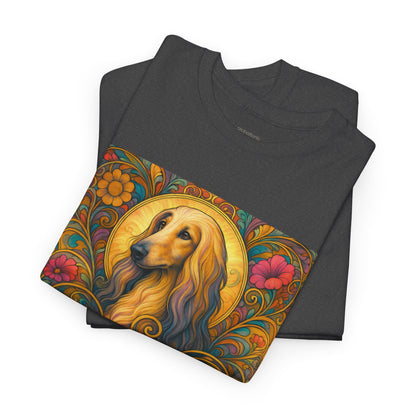 Afghan Vintage Graphic T-Shirt – Unisex Cotton Tee for Dog Lovers