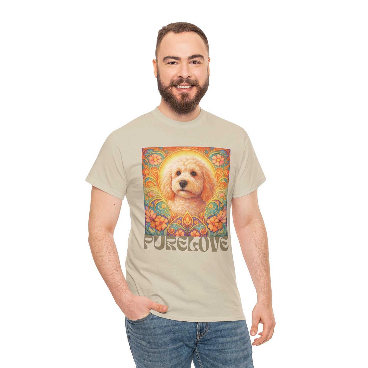 Goldendoodle (Groodle) Vintage Graphic T-Shirt – Unisex Cotton Tee for Dog Lovers