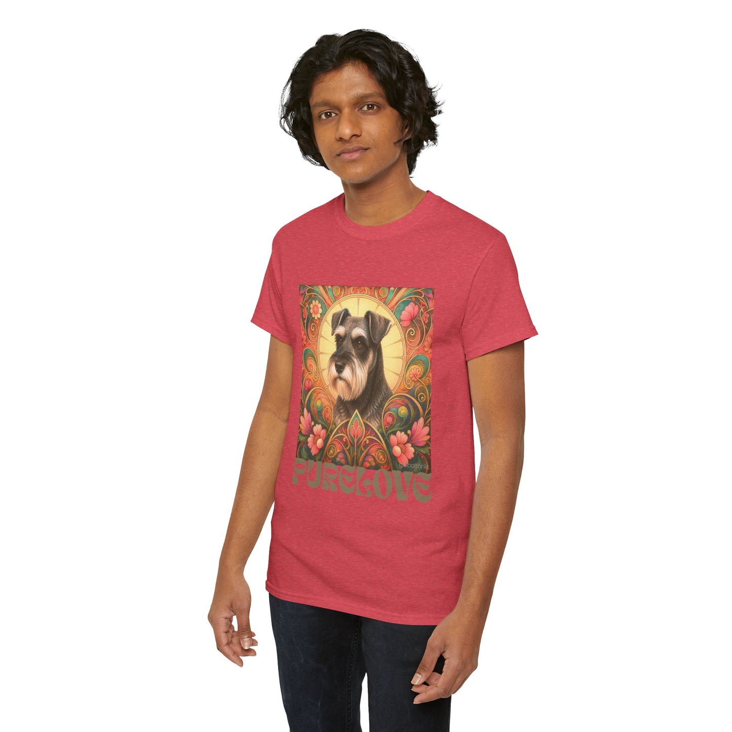Schnauzer Vintage Graphic T-Shirt – Unisex Cotton Tee for Dog Lovers
