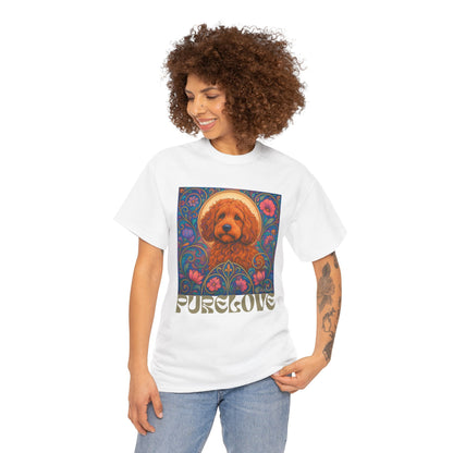 Red Cockapoo (Spoodle) Vintage Graphic T-Shirt – Unisex Cotton Tee for Dog Lovers