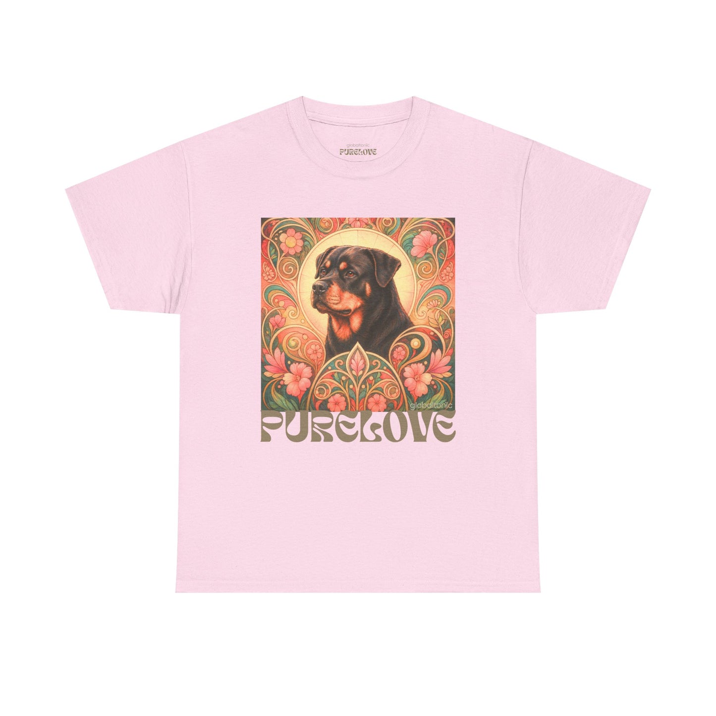 Rottweiler Buddha Vintage Graphic T-Shirt – Unisex Cotton Tee for Dog Lovers