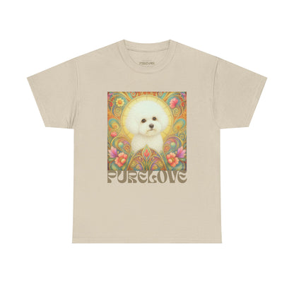 Bichon Frise Vintage Graphic T-Shirt – Unisex Cotton Tee for Dog Lovers
