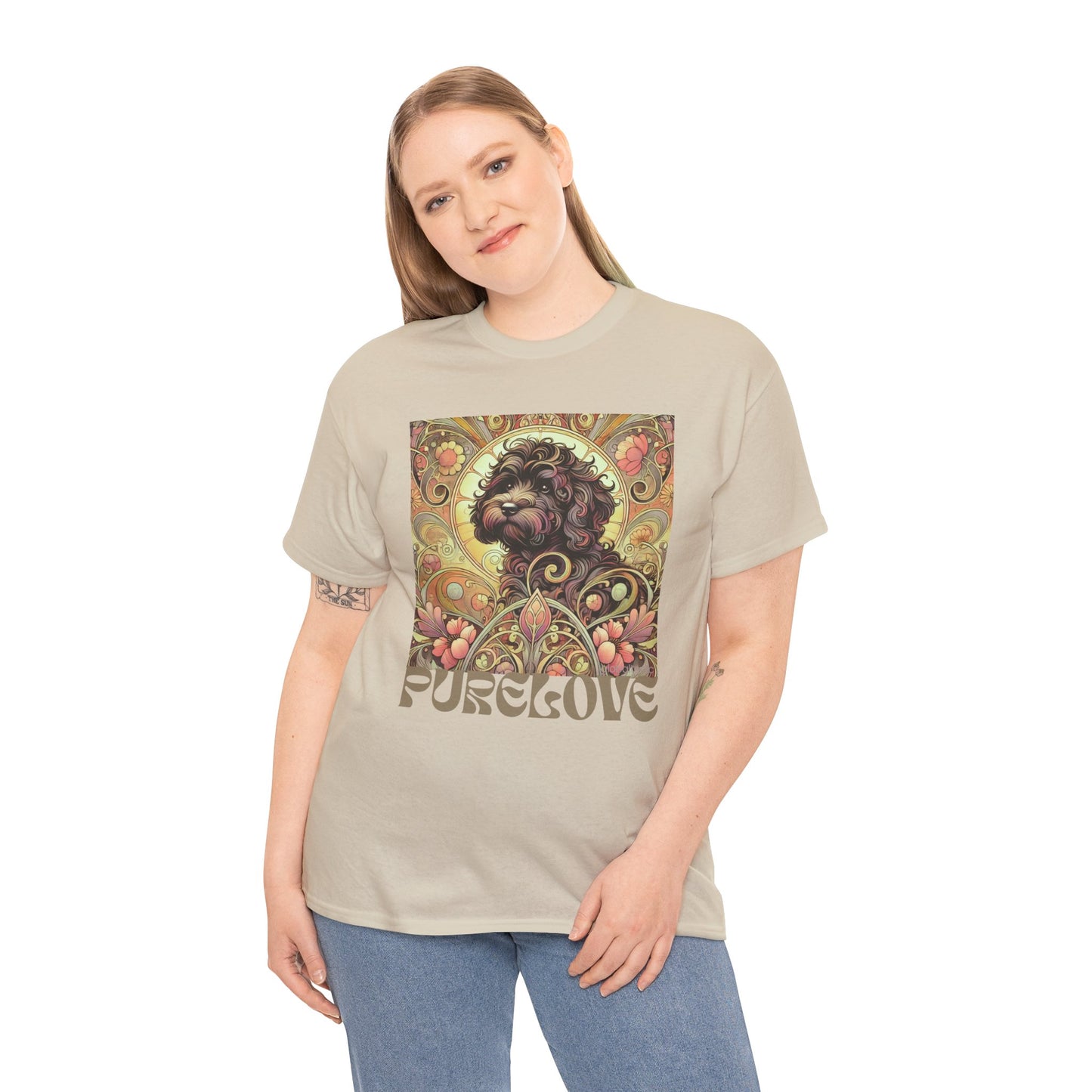 Black Cavapoo (Cavoodle) Vintage Graphic T-Shirt – Unisex Cotton Tee for Dog Lovers