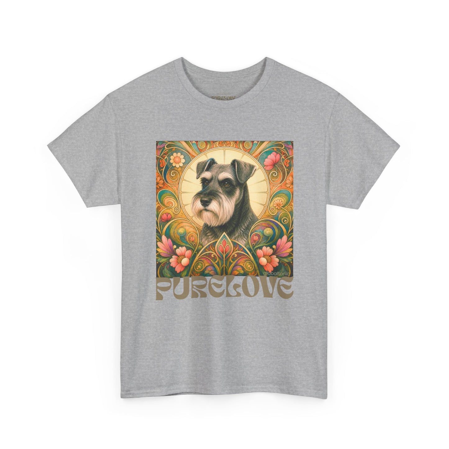 Schnauzer Vintage Graphic T-Shirt – Unisex Cotton Tee for Dog Lovers