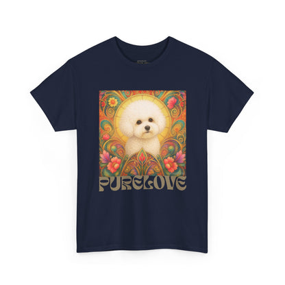 Bichon Frise Vintage Graphic T-Shirt – Unisex Cotton Tee for Dog Lovers