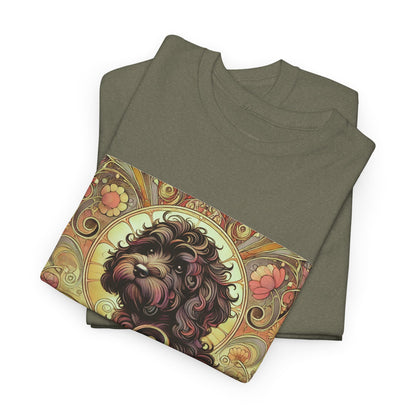 Black Cavapoo (Cavoodle) Vintage Graphic T-Shirt – Unisex Cotton Tee for Dog Lovers