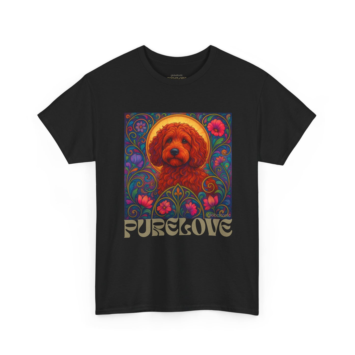 Red Cockapoo (Spoodle) Vintage Graphic T-Shirt – Unisex Cotton Tee for Dog Lovers