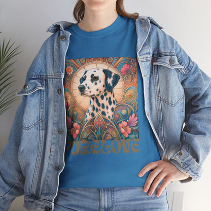 Dalmatian Vintage Graphic T-Shirt – Unisex Cotton Tee for Dog Lovers