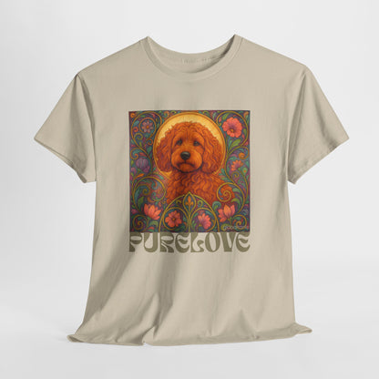 Red Cockapoo (Spoodle) Vintage Graphic T-Shirt – Unisex Cotton Tee for Dog Lovers