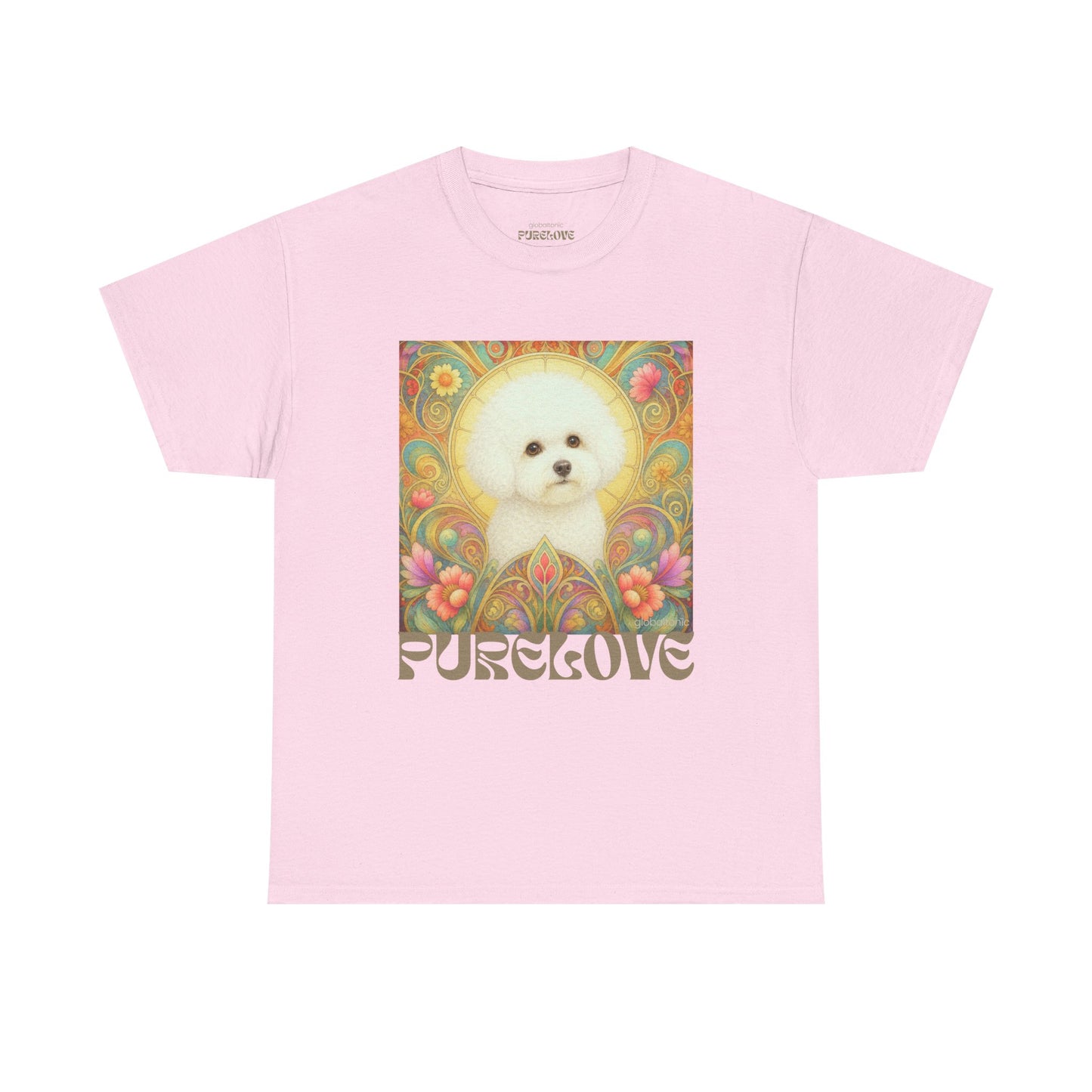 Bichon Frise Vintage Graphic T-Shirt – Unisex Cotton Tee for Dog Lovers