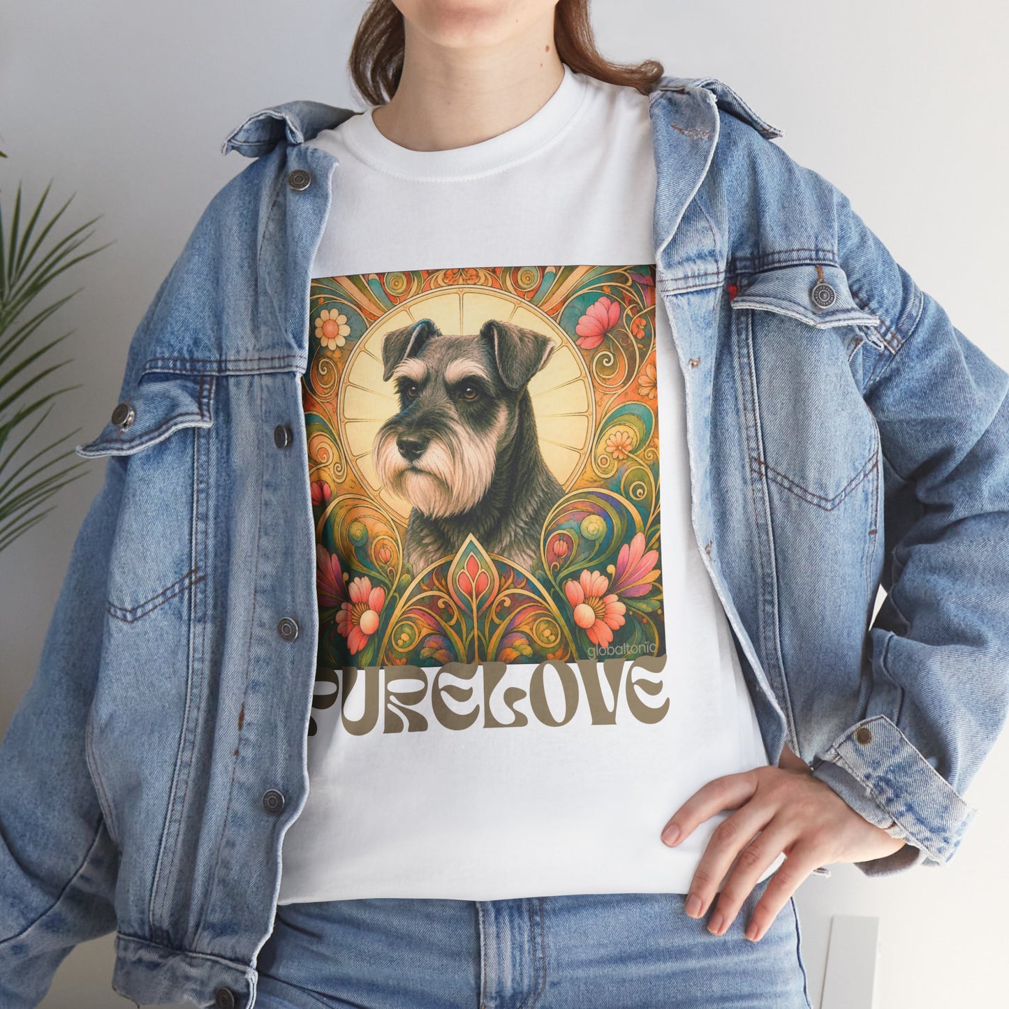 Schnauzer Vintage Graphic T-Shirt – Unisex Cotton Tee for Dog Lovers