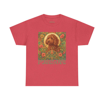 Red Cavapoo (Cavoodle) Vintage Graphic T-Shirt – Unisex Cotton Tee for Dog Lovers