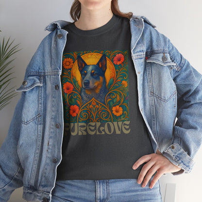 Australian Blue Heeler Vintage Graphic T-Shirt – Unisex Cotton Tee for Dog Lovers