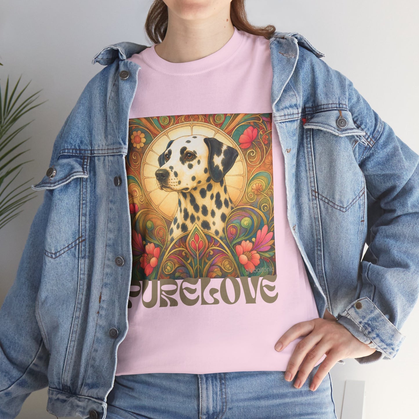 Dalmatian Vintage Graphic T-Shirt – Unisex Cotton Tee for Dog Lovers