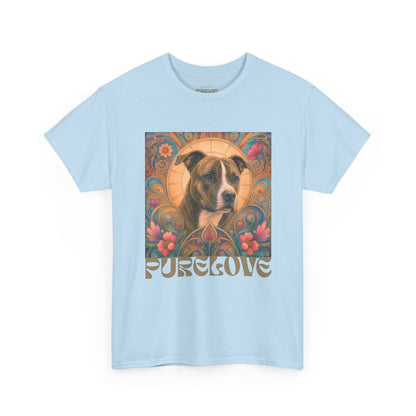 Staffy (Coco) Bull Terrier Vintage Unisex Cotton Tee for Dog Lovers