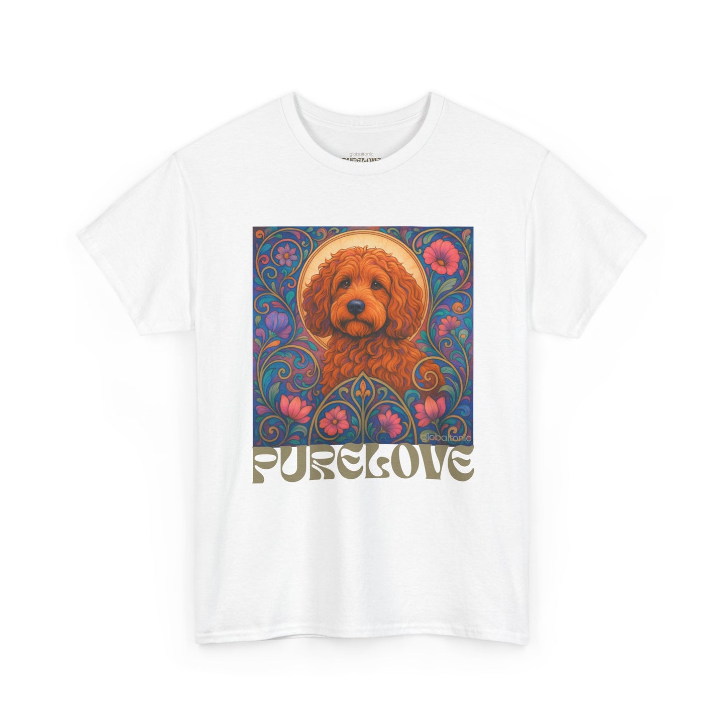 Red Cockapoo (Spoodle) Vintage Graphic T-Shirt – Unisex Cotton Tee for Dog Lovers