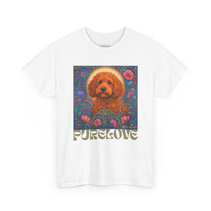 Red Cockapoo (Spoodle) Vintage Graphic T-Shirt – Unisex Cotton Tee for Dog Lovers