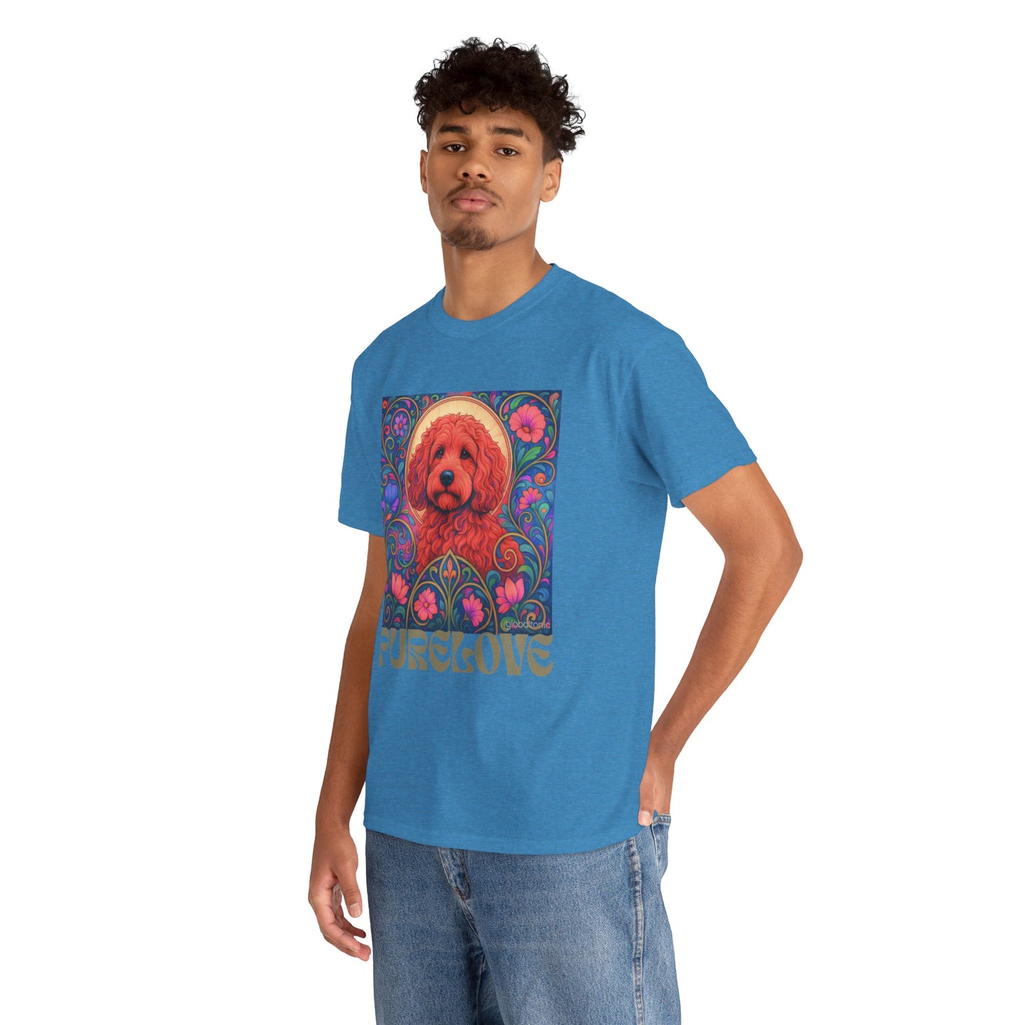 Red Cockapoo (Spoodle) Vintage Graphic T-Shirt – Unisex Cotton Tee for Dog Lovers