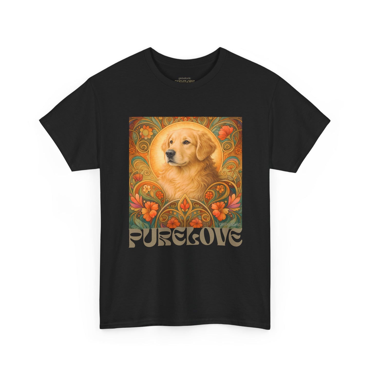 Golden Retriever Vintage Graphic T-shirt - Unisex Cotton Tee for Dog Lovers