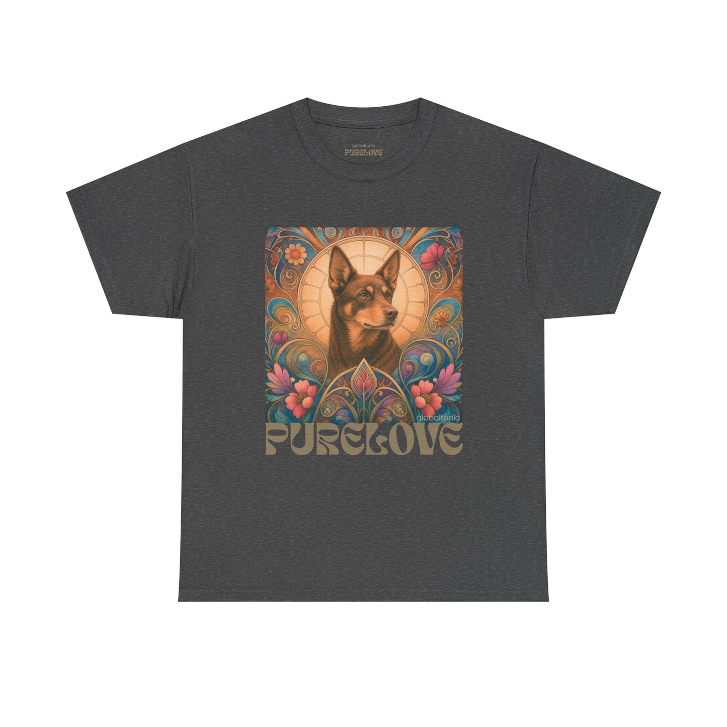 Kelpie Brown Vintage Graphic T-Shirt – Unisex Cotton Tee for Dog Lovers