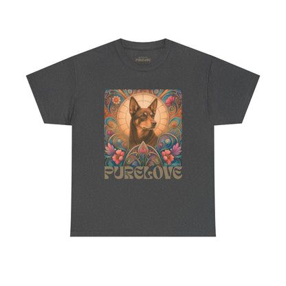 Kelpie Brown Vintage Graphic T-Shirt – Unisex Cotton Tee for Dog Lovers