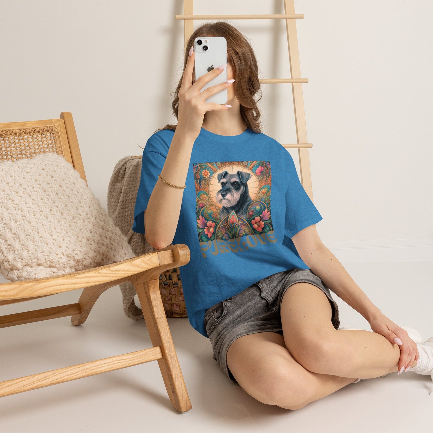 Schnauzer Vintage Graphic T-Shirt – Unisex Cotton Tee for Dog Lovers