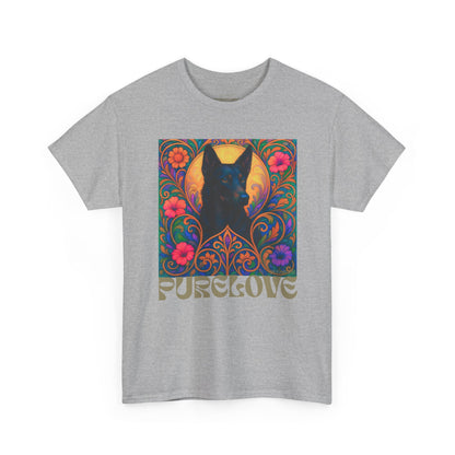 Black Kelpie Vintage Graphic T-Shirt – Unisex Cotton Tee for Dog Lovers