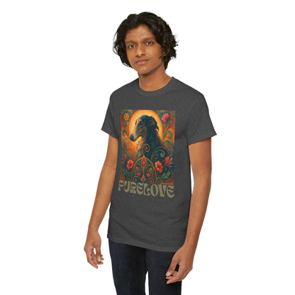 Borzoi Vintage Graphic T-Shirt – Unisex Cotton Tee for Dog Lovers