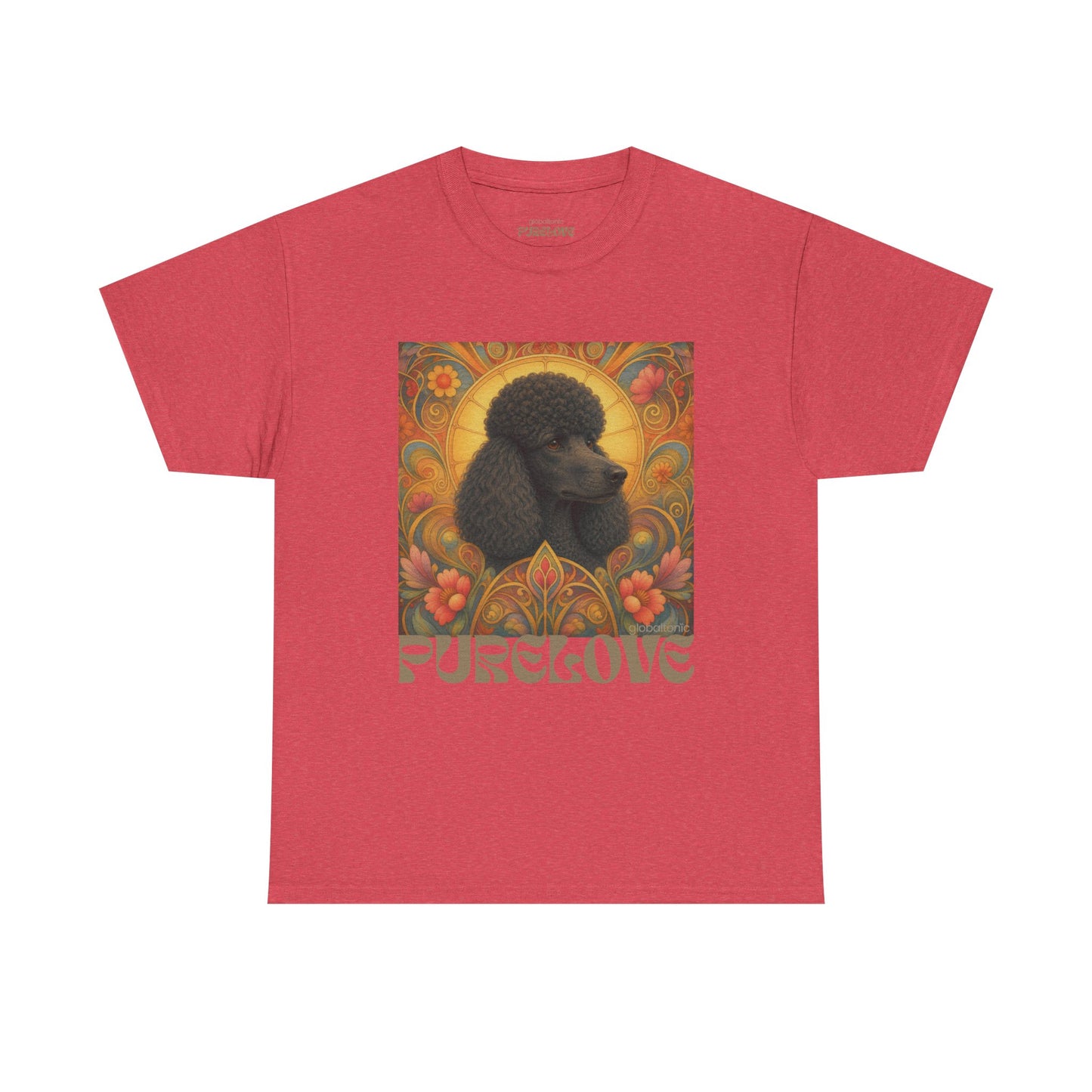 Poodle Black Vintage Graphic T-Shirt – Unisex Cotton Tee for Dog Lovers