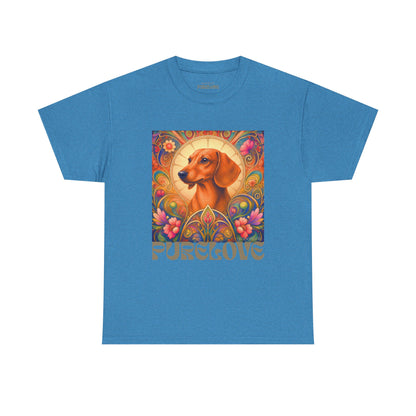 Dachshund Tan Vintage Graphic T-Shirt – Unisex Cotton Tee for Dog Lovers