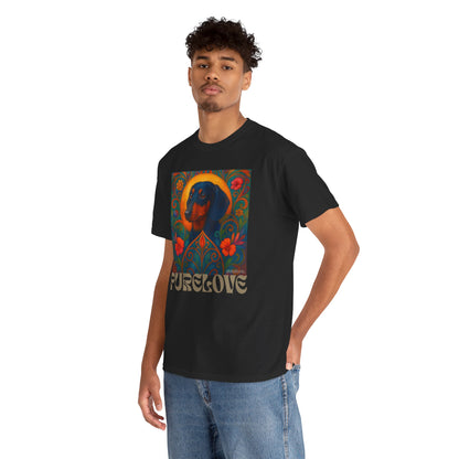 Dachshund Black Tan Shorthair Vintage Graphic T-shirt - Unisex Cotton Tee for Dog Lovers