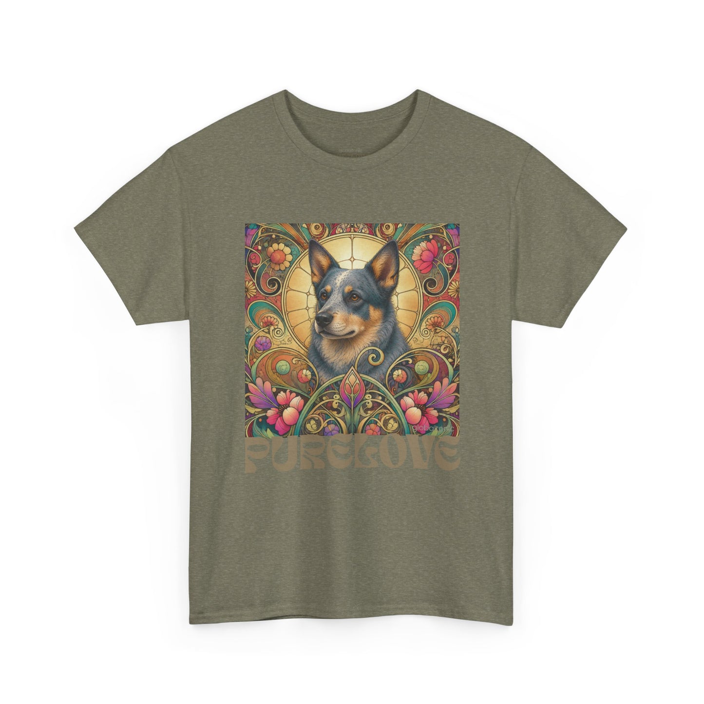 Australian Blue Heeler Vintage Graphic T-Shirt – Unisex Cotton Tee for Dog Lovers
