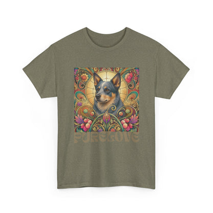 Australian Blue Heeler Vintage Graphic T-Shirt – Unisex Cotton Tee for Dog Lovers