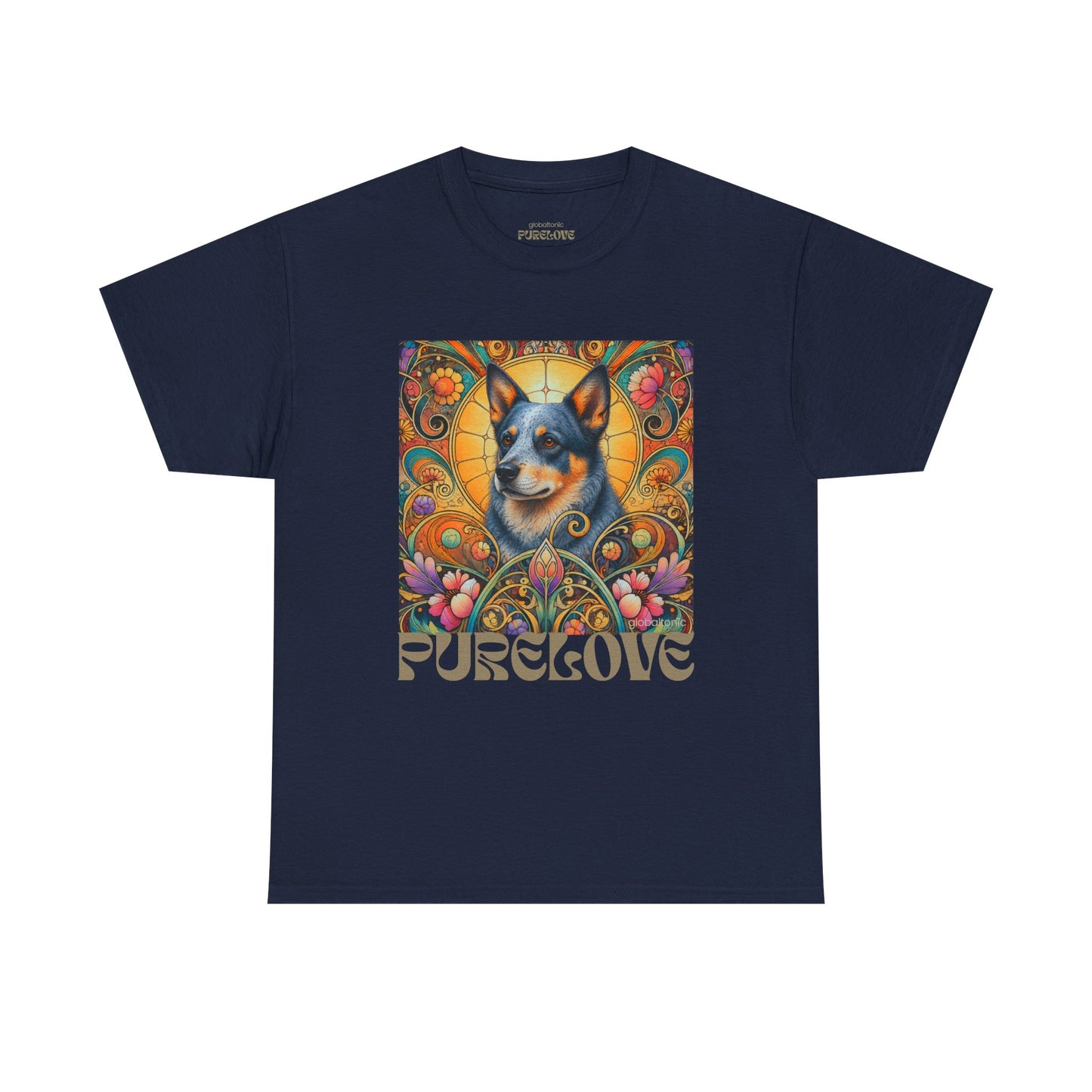 Australian Blue Heeler Vintage Graphic T-Shirt – Unisex Cotton Tee for Dog Lovers