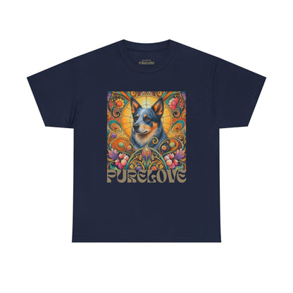 Australian Blue Heeler Vintage Graphic T-Shirt – Unisex Cotton Tee for Dog Lovers